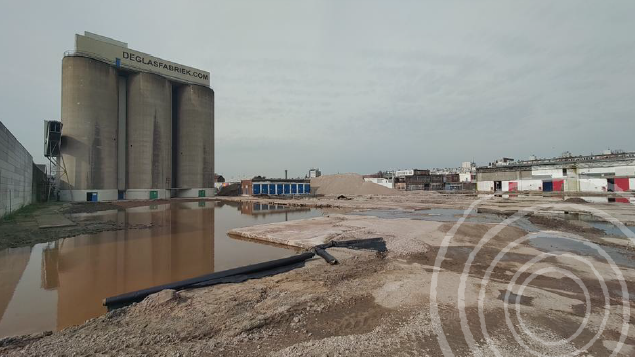 Oude glasfabriek in schiedam waar nu natuurinclusief gebouwd gaat worden